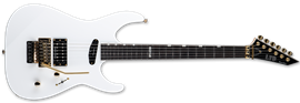 LTD Mirage Deluxe '87 Snow White   6-String Electric Guitar  
